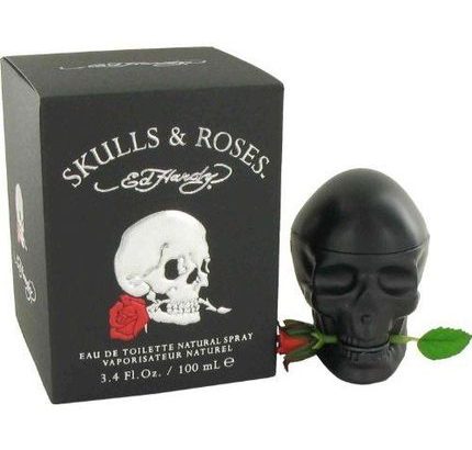 Ed Hardy Skulls & Roses by Christian Audigier 3.4 oz EDT for men