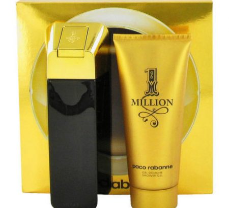 1 MILLION BY PACO RABANNE 2PC GIFT SET EDT 3.4 OZ + SHOWER GEL 3.4 OZ FOR MEN