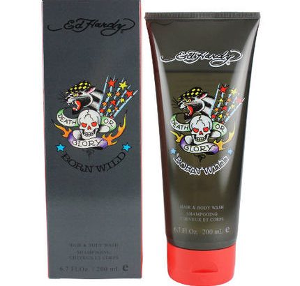 Ed Hardy Born Wild by Christian Audigier Hair & Body Wash 6.7 oz for men