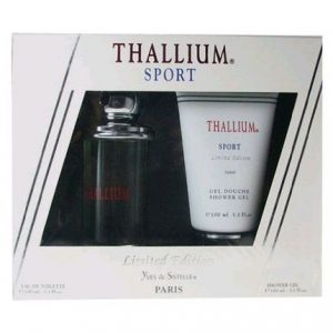 Thallium Sport by Yves de Sistelle 2pc Gift Set EDT 3.3 oz + Shower Gel 3.3 oz for Men