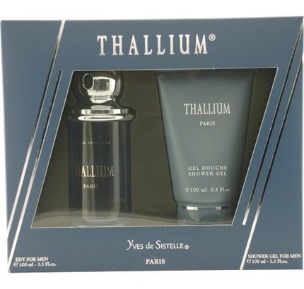 Thallium by Yves de Sistelle 2pc EDT 3.3 oz + Shower Gel 3.3 oz Gift Set for Men