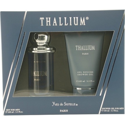 Thallium by Yves de Sistelle 2pc EDT 3.3 oz + Shower Gel 3.3 oz Gift Set for Men
