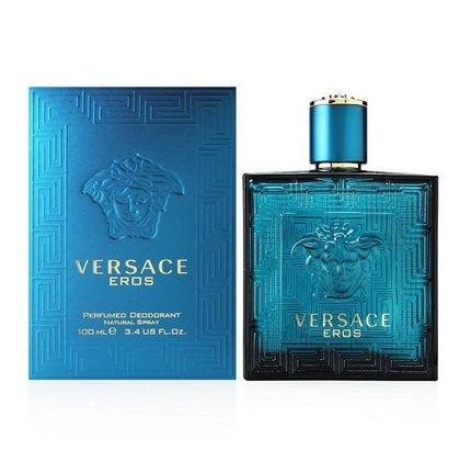 Versace Eros by Versace 3.4 oz Perfumed Deodorant Spray for men