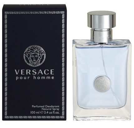 Versace Pour Homme by Versace 3.4 oz Perfumed Deodorant Spray for men