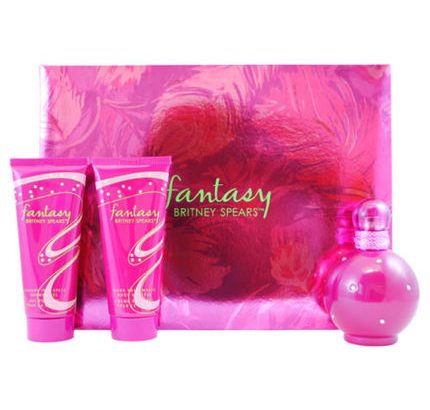 Fantasy by Britney Spears 3pc Gift Set EDP 3.3 oz + Shower Gel 3.3 oz + Body Cream 3.3 oz for Women