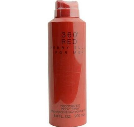 360 Red for Men by Perry Ellis 6.8 oz Deodorant Body Spray for Men