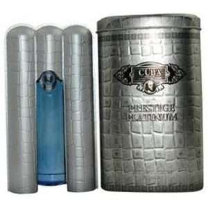 Cuba Prestige Platinum by Cuba 3 oz EDT for men