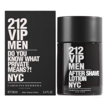 212 VIP Men by Carolina Herrera 3.4 oz After Shave for Men
