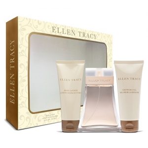 ELLEN TRACY BY ELLEN TRACY 3PC GIFT SET EDP + SHOWER GEL + BODY LOTION FOR WOMEN perfume | PerfumesLA