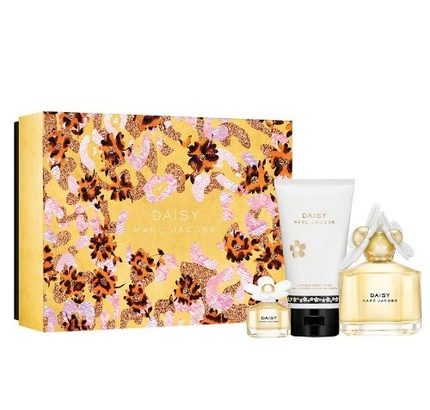MARC JACOBS DAISY BY MARC JACOBS 3PC GIFT SET FOR WOMEN 3.4 OZ EDT + 5.1 OZ BODY LOTION + 0.13 MINI