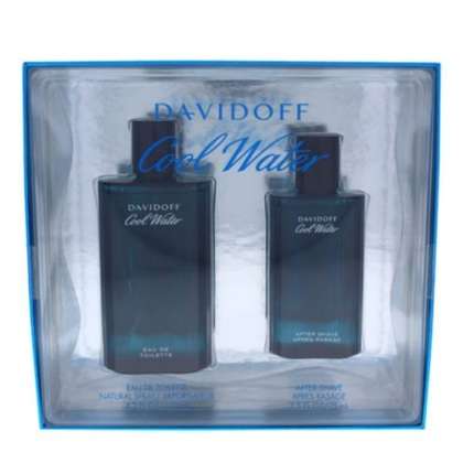 Cool Water Gift Set by Davidoff 2pc EDT 4.2 oz + After Shave 2.5 oz for Men