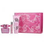 VERSACE BRIGHT CRYSTAL ABSOLU BY VERSACE 3PC GIFT SET EDP + BATH & SHOWER GEL + ROLLERBALL MINI FOR WOMEN perfume | PerfumesLA