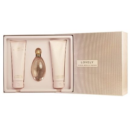 Lovely by Sarah Jessica Parker 3pc Gift Set 3.4 oz EDT + 6.7 oz Body Lotion + 6.7 oz Bath & Shower Gel