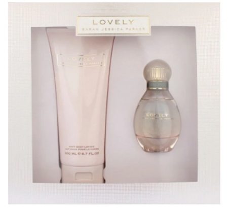 LOVELY BY SARAH JESSICA PARKER 2PC GIFT SET 3.4 OZ EDP + 6.7 OZ BODY LOTION FOR WOMEN