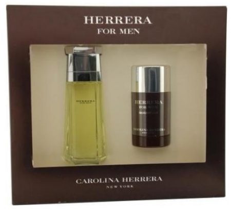 HERRERA BY CAROLINA HERRERA 2PC GIFT SET FOR MEN EDT 3.4 OZ + DEODORANT STICK 2.1 OZ