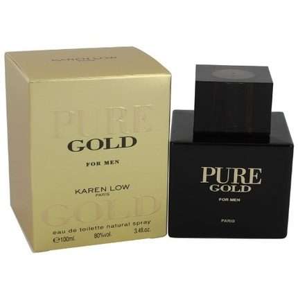 Pure Gold by Karen Low 3.4 oz EDT for men