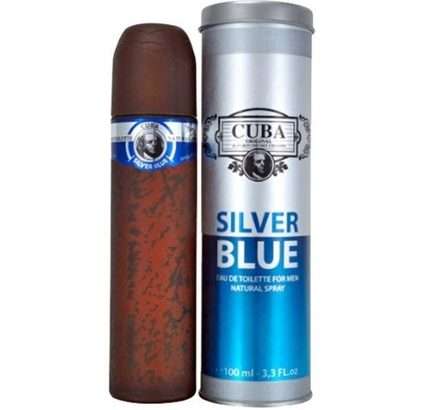 Cuba Silver Blue by Fragluxe 3.4 oz EDT for men