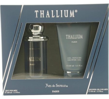 THALLIUM BY YVES DE SISTELLE 2PC EDT 3.3 OZ + SHOWER GEL 3.3 OZ GIFT SET FOR MEN