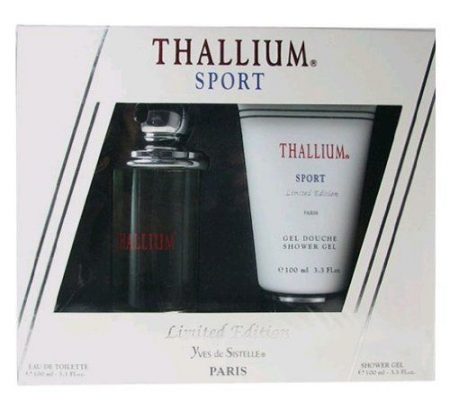 THALLIUM SPORT BY YVES DE SISTELLE 2PC GIFT SET EDT 3.3 OZ + SHOWER GEL 3.3 OZ FOR MEN