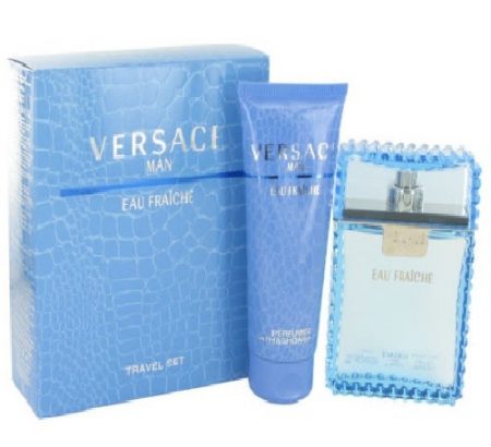 VERSACE MAN EAU FRAICHE BY VERSACE 2PC GIFT SET EDT 1.7 OZ + PERFUMED BATH & SHOWER GEL 3.4 OZ FOR MEN