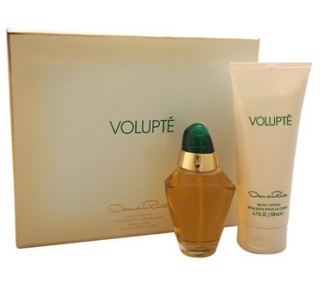 VOLUPTE BY OSCAR DE LA RENTA 2PC GIFT SET EDT 3.4 OZ + BODY LOTION 6.7 OZ FOR WOMEN