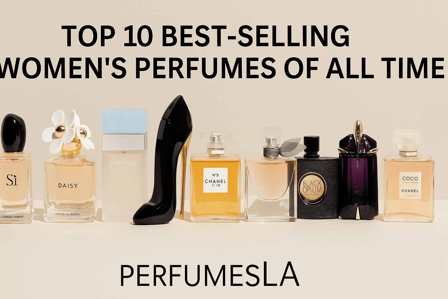 Top 10 Best-Selling Women’s Perfumes of All Time – PerfumesLA
